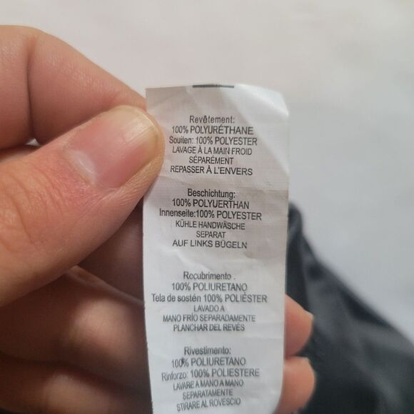 Pretty Little Thing black faux leather Leggings Pants High Rise Size 4 - Picture 4 of 6